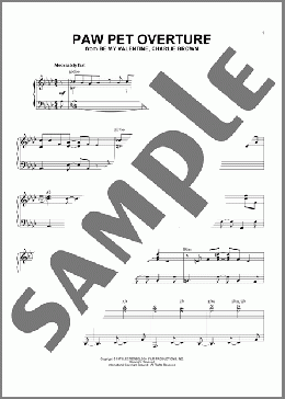 Paw Pet Overture(Vince Guaraldi) 楽譜 ピアノ（ソロ） ダウンロード