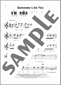 Someone Like You(Adele) 楽譜 ピアノ（ソロ） ダウンロード