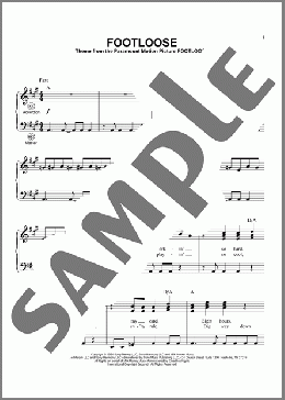 Footloose(Kenny Loggins/Dean Pitchford) 楽譜 その他 ダウンロード