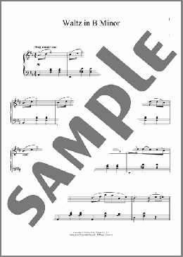Waltz In B Minor, Op. 18, No. 6(Franz Schubert) 楽譜 ピアノ（ソロ） ダウンロード