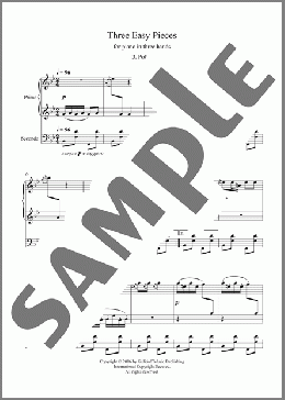 Three Easy Pieces for piano in three hands 3. Polka(Igor Stravinsky) 楽譜 ピアノ（連弾） ダウンロード