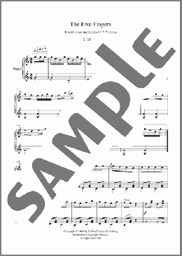 Five Fingers: 2. Allegro(Igor Stravinsky) 楽譜 ピアノ（ソロ） ダウンロード
