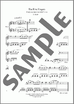 Five Fingers: 5. Moderato(Igor Stravinsky) 楽譜 ピアノ（ソロ） ダウンロード