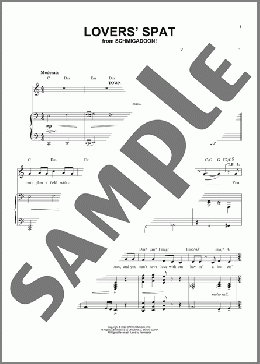 Lover's Spat (from Schmigadoon!)(Cinco Paul) 楽譜 ピアノ & ボーカル ダウンロード
