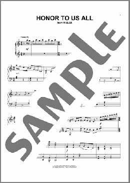 Honor To Us All (from Mulan)(David Zippel/Matthew Wilder) 楽譜 ピアノ（ソロ） ダウンロード