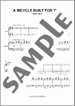 A Bicycle Built For Two (Daisy Bell) (arr. Phillip Keveren)(Harry Dacre) 楽譜 ピアノ（連弾） ダウンロード