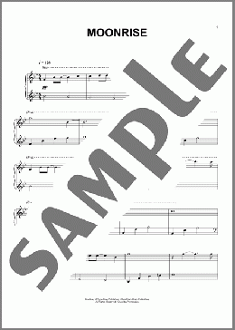 Moonrise(Brian Crain) 楽譜 ピアノ（ソロ） ダウンロード