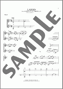 Largo(Antonin Dvorak) 楽譜 その他 ダウンロード