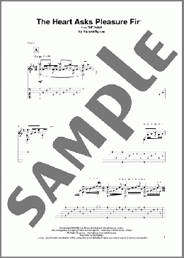The Heart Asks Pleasure First (from The Piano) (arr. David Jaggs)(Michael Nyman) 楽譜 ギター（その他） ダウンロード