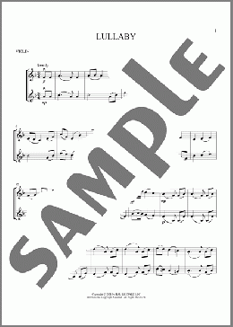 Lullaby (Cradle Song)(Johannes Brahms) 楽譜 その他 ダウンロード