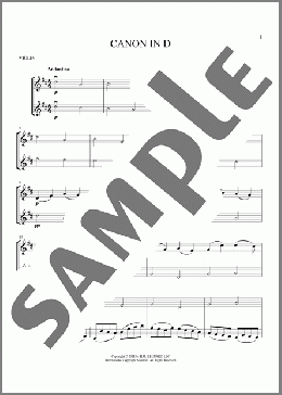 Canon In D(Johann Pachelbel) 楽譜 その他 ダウンロード