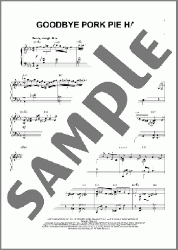 Goodbye Pork Pie Hat [Jazz version] (arr. Brent Edstrom)(Charles Mingus) 楽譜 ピアノ（ソロ） ダウンロード
