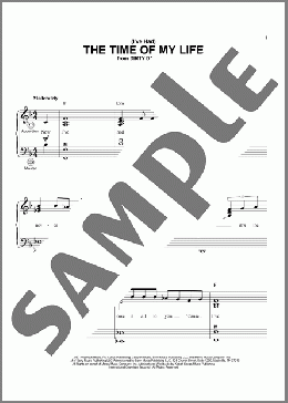 (I've Had) The Time Of My Life (from Dirty Dancing)(Bill Medley & Jennifer Warnes) 楽譜 その他 ダウンロード