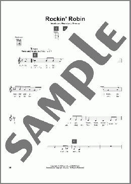 Rockin' Robin(Bobby Day/Michael Jackson) 楽譜 その他 ダウンロード