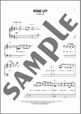 Rise Up (Lazarus)(CAIN) 楽譜 ピアノ（ソロ） ダウンロード