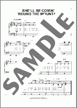 She'll Be Comin' 'Round The Mountain(Traditional) 楽譜 その他 ダウンロード