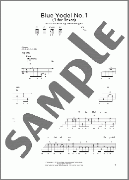 Blue Yodel No. 1 (T For Texas)(Jimmie Rodgers) 楽譜 その他 ダウンロード