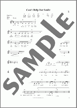 Can't Help But Smile (from The Daily Ukulele)(Jim Beloff/Liz Beloff) 楽譜 ウクレレ（弾き語り） ダウンロード