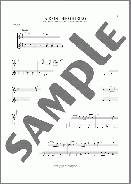 Air (Air On The G String)(Johann Sebastian Bach) 楽譜 その他 ダウンロード