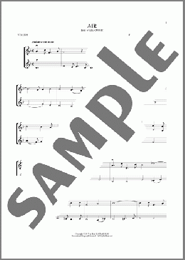 Air(George Frideric Handel) 楽譜 その他 ダウンロード