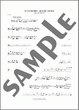 Colombia, Mi Encanto (from Encanto)(Lin-Manuel Miranda) 楽譜 チェロ ダウンロード