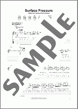 Surface Pressure (from Encanto)(Jessica Darrow) 楽譜 ギター（ソロ） ダウンロード