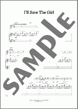 I'll Save The Girl (from the musical Superhero)(Tom Kitt) 楽譜 ピアノ & ボーカル ダウンロード
