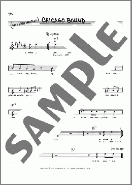 Chicago Bound(James Lane) 楽譜 その他 ダウンロード
