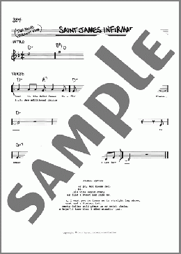 Saint James Infirmary(Joe Primrose) 楽譜 その他 ダウンロード