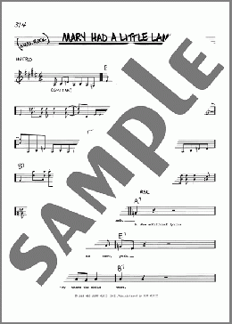Mary Had A Little Lamb(Buddy Guy/Stevie Ray Vaughan) 楽譜 その他 ダウンロード