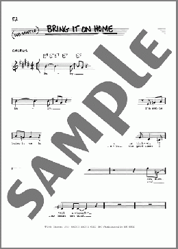 Bring It On Home(Sonny Boy Williamson) 楽譜 その他 ダウンロード
