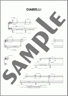 Diabelli(Max Richter) 楽譜 ピアノ（ソロ） ダウンロード