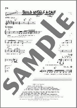 Build Myself A Cave(John Lee Hooker) 楽譜 その他 ダウンロード