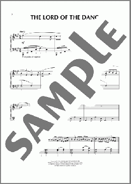 The Lord Of The Dance(Ronan Hardiman) 楽譜 ピアノ（ソロ） ダウンロード