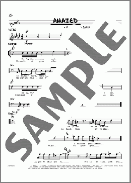 Amazed(Lonestar) 楽譜 その他 ダウンロード
