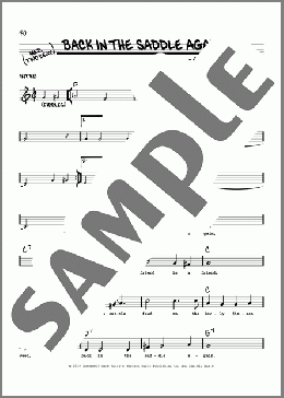 Back In The Saddle Again(Gene Autry) 楽譜 その他 ダウンロード