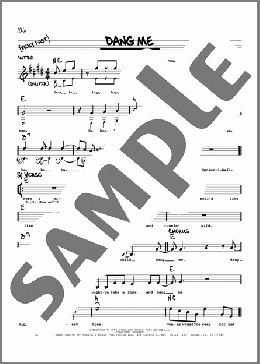 Dang Me(Roger Miller) 楽譜 その他 ダウンロード