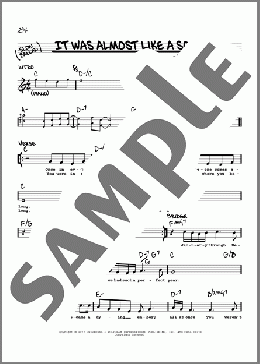 It Was Almost Like A Song(Ronnie Milsap) 楽譜 その他 ダウンロード