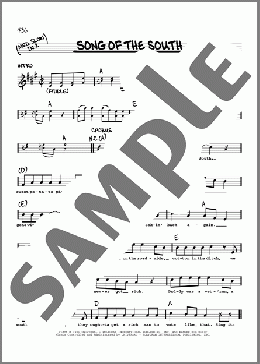 Song Of The South(Alabama) 楽譜 その他 ダウンロード