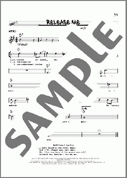 Release Me(Ray Price/Elvis Presley/Engelbert Humperdinck) 楽譜 その他 ダウンロード