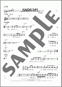 Kansas City(The Beatles/Wilbert Harrison) 楽譜 その他 ダウンロード