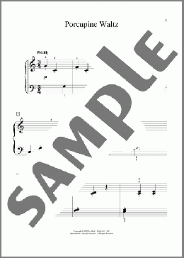 Porcupine Waltz(Jennifer Linn) 楽譜 ピアノ（ソロ） ダウンロード