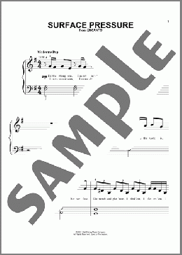 Surface Pressure (from Encanto)(Lin-Manuel Miranda) 楽譜 ピアノ（ソロ） ダウンロード