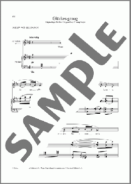 Gluckes Genug (Low Voice)(Richard Strauss/Detlev von Liliencron) 楽譜 ピアノ & ボーカル ダウンロード