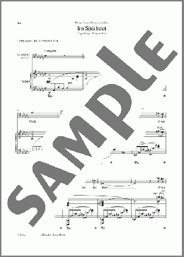 Im Spatboot (Low Voice)(Richard Strauss/Conrad Ferdinand Meyer) 楽譜 ピアノ & ボーカル ダウンロード