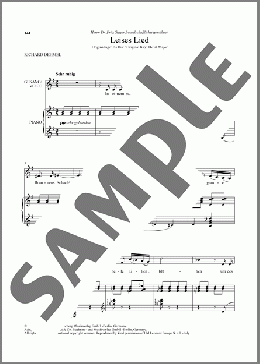 Leises Lied (Low Voice)(Richard Strauss/Richard Dehmel) 楽譜 ピアノ & ボーカル ダウンロード