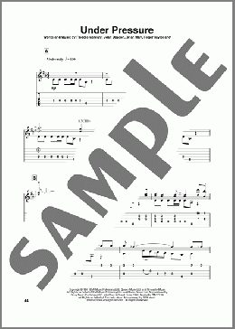 Under Pressure(Queen/David Bowie/Queen & David Bowie) 楽譜 ギター（その他） ダウンロード