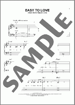 Easy To Love (You'd Be So Easy To Love)(Cole Porter) 楽譜 その他 ダウンロード