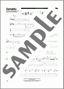 Xanadu(Rush) 楽譜 その他 ダウンロード