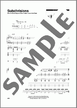 Subdivisions(Rush) 楽譜 その他 ダウンロード